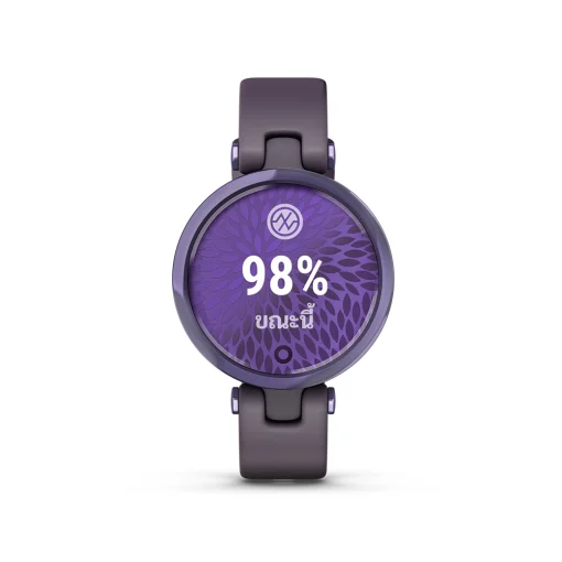 สมาร์ทวอทช์ Garmin Lily Midnight Orchid Deep Orchid Silicone - Image 3