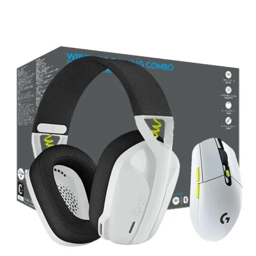 LOGITECH G WIRELESS GAMING COMBO G304 SE + G435 SE WHITE - Image 2
